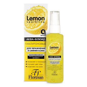 ФЛОРЕСАН Ф-351 Sparkling Lemon Аква - флюид гиалуроновый для увлажнения и сияния кожи 75 мл