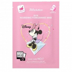 Питательная тканевая маска с гранатом Jmsolution Disney Collection Selfie Nourishing Pomegranate Mask 30 мл