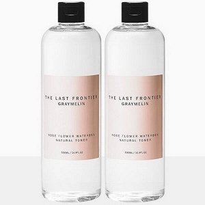 Тонер для лица с розовой водой Graymelin The Last Frontier Rose Flower Water 85% Natural Toner, 500мл