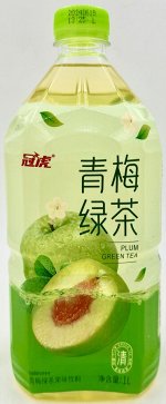 Холодный чай bingtangxueli со вкусом зеленая слива 1000мл/12