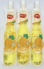 Фруктовый напиток с мармеладками AODUBEILA вкус ананас180мл/120
