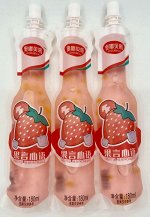 Фруктовый напиток с мармеладками AODUBEILA вкус клубники 180мл/120