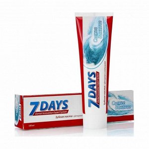 Зубная паста крепкие зубы свежее дыхание, 7 days, 100 мл