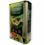 Масло оливковое Olimp Green Label Extra Virgin нерафинированное,первого отжима 1л. Греция