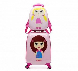 Дорожный набор рюкзак+чемодан на колесах детский (водоотталкивающие покрытие