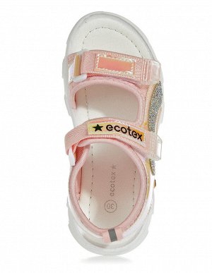 Туфли открытые ECOTEX, Розовый