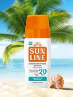 Молочко косметическое Sunline SPF-20 125 гр