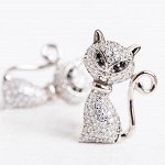 Серьги бижутерия родирование XJ E5140