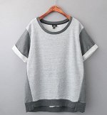 Кофта трикотажная скороткими рукавами