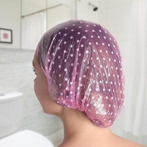 Шапочки для душа Доляна, 6 шт, цвет МИКС