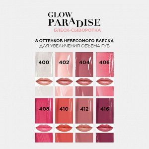 Блеск-сыворотка для увеличения объема губ Paradise