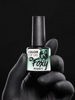 Цветной топ без липкого слоя (COLOR TOP GEL) #44, 8 ml