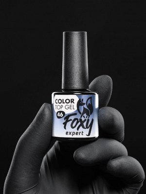 Цветной топ без липкого слоя (COLOR TOP GEL) #46, 8 ml
