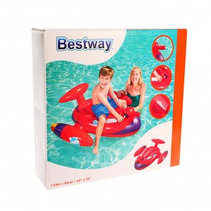 Игрушка надувная для плавания «Космолёт», с брызгалкой, 109*89см, от 3+