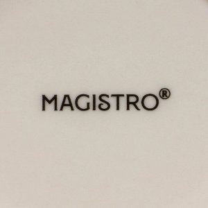 Салатники Magistro Whitewarm, 380/700/1.2 л, d=12/16/20.5 см, набор 3 шт., фарфор, белые