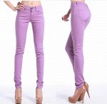 Цветные женские джинсы