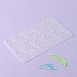 Форма для шоколада «Пёрышки», 10 ячеек, 22×12×0,3 см, цвет прозрачный