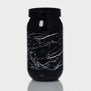 Банка стеклянная для сыпучих продуктов «Марбл», 1 л