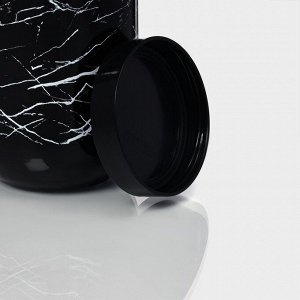Банка стеклянная для сыпучих продуктов «Марбл», 1 л