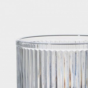 Кружка «Грани», 350 мл, 8.5x9.5 см, стекло, прозрачная