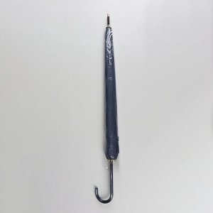 Зонт - трость полуавтоматический «Однотон», эпонж, 16 спиц, R=53/60 см, D = 106 см, МИКС