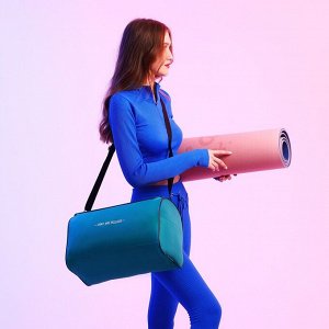 Сумка спортивная Sport and wellness, 40x24x21, отдел на молнии, зеленая