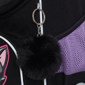 Ранец школьный GRIZZLY суперлегкий с анатомической спинкой, на ножках, с мешком для обуви, для девочки