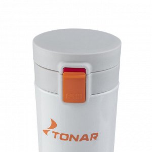 Термос-кружка (HS.TMК-01) TONAR [19х8х8 см, 400мл, 0,36кг, белый]