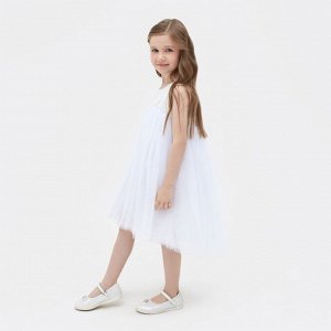 Платье нарядное детское MINAKU: PartyDress цвет белый.