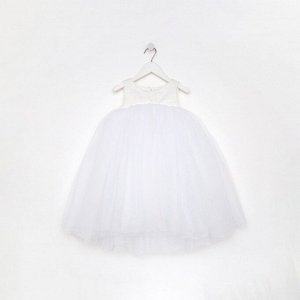 Платье нарядное детское MINAKU: PartyDress цвет белый.
