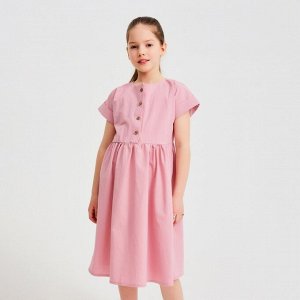 Платье для девочки MINAKU: Cotton Collection, сиреневое, рост