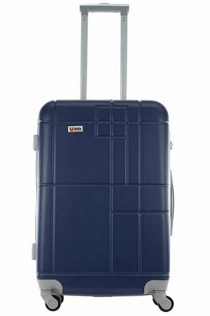 Комплект чемоданов 3в1 Union Geometry - Dark Blue (L+M+S)