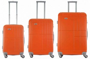 Комплект чемоданов 3в1 Union Geometry - Orange (L+M+S)