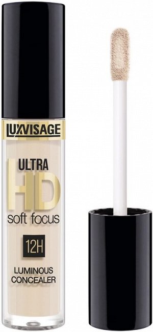 Люксвизаж Светоотражающий консилер LUXVISAGE ULTRA HD soft focus 12H, тон 11 Ivory, LUXVISAGE