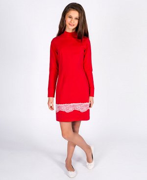 Красное платье для девочки 7853-ДО16