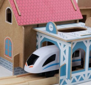 Игровой набор - детская дорога с поездом и аксессуарами