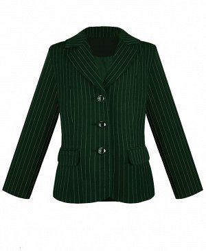 Зеленый пиджак для девочки 18976-ПСДШ15