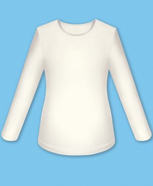 Школьная молочная блузка для девочки 8020-ДОШ19
