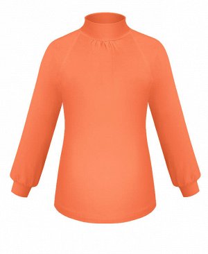 Оранжевая блузка для девочки 75823-ДО17