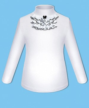 Белая школьная блузка для девочки 78811-ДШ18
