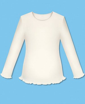 Школьная молочная блузка для девочки 77824-ДШ19