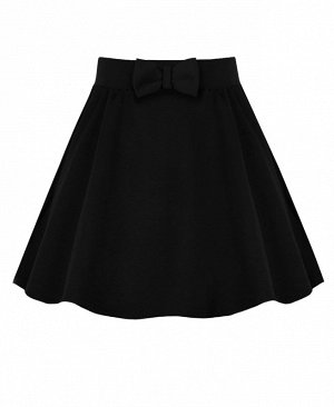 Черная школьная юбка для девочки 79063-ДШ19