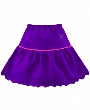 Фиолетовая юбка для девочки 78042-ДО17