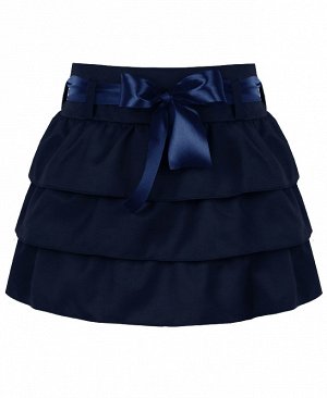 Синяя школьная юбка для девочки 80272-ДШ19