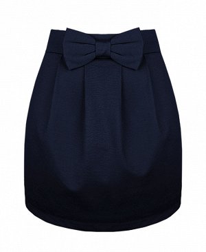 Синяя школьная юбка для девочки 78052-ДШ19