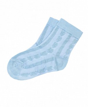 Голубые носки для девочки 39662-ПЧ18