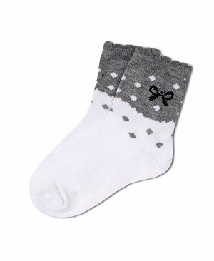 Белые носки для девочки 30721-ПЧ18