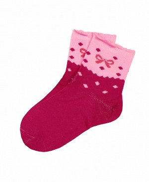 Розовые носки для девочки 30722-ПЧ18