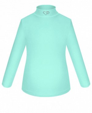 Школьная бирюзовая блузка для девочки 74484-ДШ18