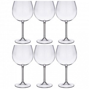 Набор бокалов для вина из 6 шт. "gastro/colibri" 570 мл высота=21 см (кор=8набор.)